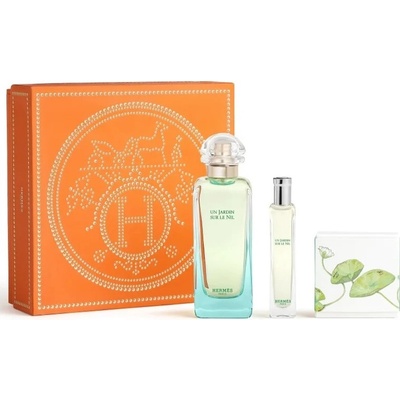 Hermès Un Jardin Sur Le Nil Унисекс подаръчен комплект Размер EDT 100 ml + EDT 15 ml + 50 gr сапун