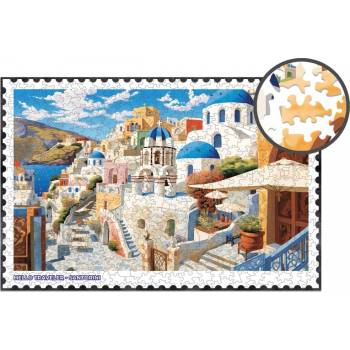 Image 1 of Milliwood Дървен пъзел Milliwood, Hello Traveler, 501 части - Санторини (XXL-Santorini-5077)