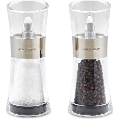 Cole & mason (Англия) Комплект мелнички за сол и пипер COLE & MASON FLIP цвят инокс - 15.4 см (Cole & Mason H 581780)