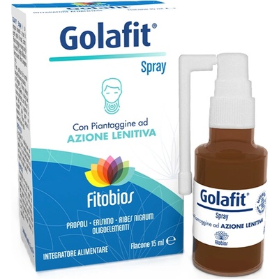 Fitobios Golafit Успокояващ спрей за гърло, 15 ml, Fitobios (430451 FITO)