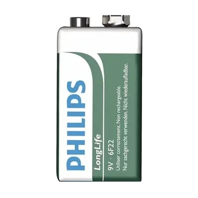 TP_VISION Philips Longlife батерия 9V (E), 1-foil (6F22L1F/10)