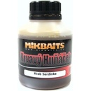Arómy pre rybárske návnady Mikbaits Booster Krvavý Hunaček Krab/Sardin 250 ml