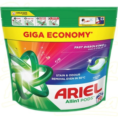 Ariel Color gelové kapsle na praní 70 PD