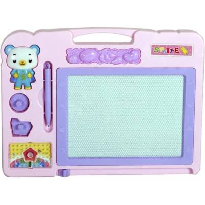 Raya Toys Магическа дъска за рисуване Raya Toys - двойна, розова (502121644)