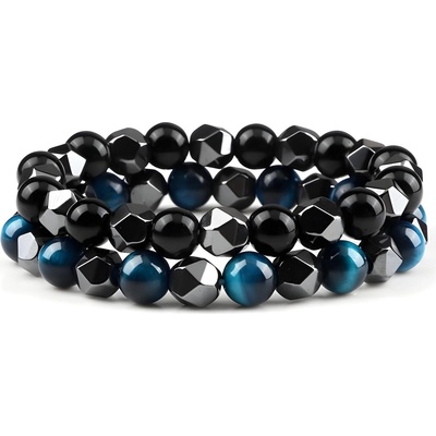 HARAHU Гривни li-24103 - Черна / Тюркоазена kp24103 (li-24103)