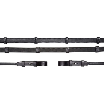 Schockemoehle Otěže kožené kulaté se zarážkami na háčky – Zboží Dáma