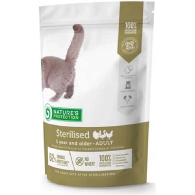 Natures Protection cat adult sterilised poultry 0,4 kg