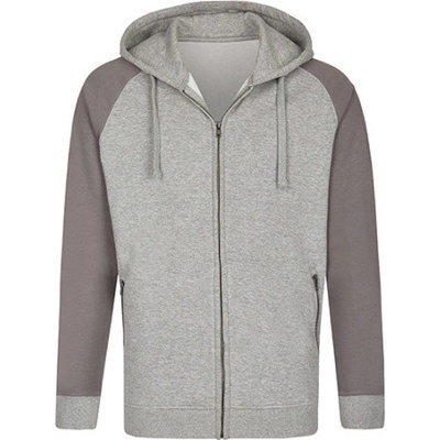 Miners mate pánska mikina MY710 Heather Grey