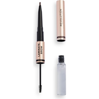 Makeup Revolution Laminate Brow ceruzka na obočie Ash Brown 2,1 g