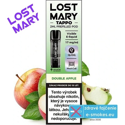 Elf Bar Lost Mary Tappo Cartridge Double Apple 20 mg