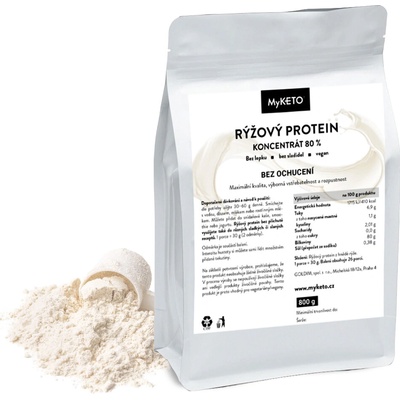 MyKETO Rýžový protein 800g