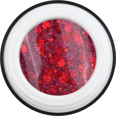 Laif Třpytivý červený UV/LED gel CF 13 Fashion Red 6 ml