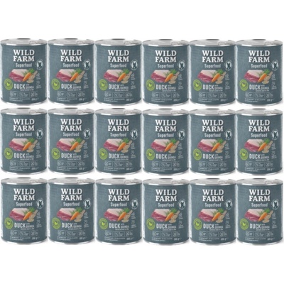Wild Farm Superfood kačica s quinoou mrkvou a bylinkami 18 x 800 g
