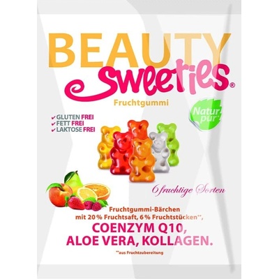 Beauty sweeties ovocné želé medvedíky 125 g