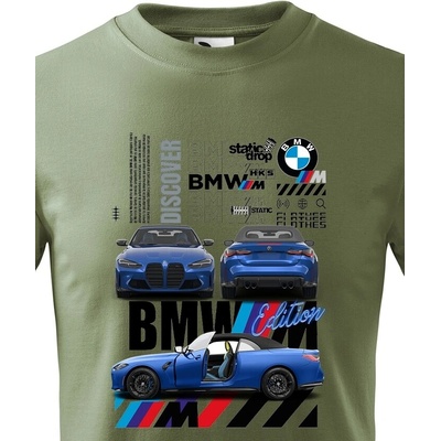 Dětské tričko BMW M4 Military Canvas tričko Bezvatriko.cz 2366