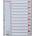 ESSELTE Регистър ESSELTE A/4 Maxi plastic 1-12 grey 100125 (100125)