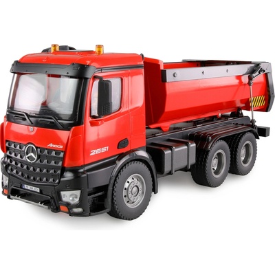 Amewi RC auto sklápěč Mercedes-Benz Arocs 10 kanálů RTR červená 1:14