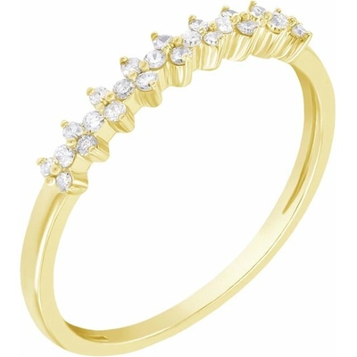 Eppi Romantický eternity prsteň s lab grown diamantmi Betsy R44095
