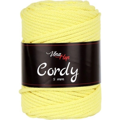 Příze Cordy 5mm 8184 žlutá
