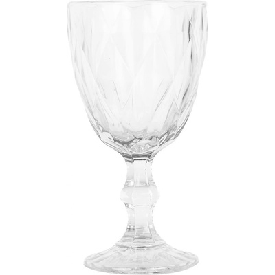 Clay Transparentní sklenička na víno Diamond Ø 9*17 cm re & Eef 250 ml