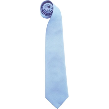 Premier Workwear Kravata s jemným vzorom stredne modrá