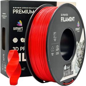 Smart Print FG-S58-E1, 3D филамент, PLA+, 1, 75 мм, 1000 г, Червен (Red) (FG-S58-E1)