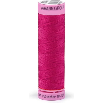 Polyesterové nitě návin 100 m Aspo Amann, střední, 1417 Festival Fuchsia