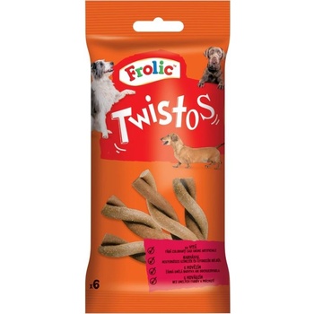 Frolic pochoutka Twistos s hovězím masem 105 g