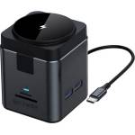 BlitzWolf Type-C HUB 9в1 хъб, безжичен, ЧЕРЕН BW-TH17 (BW-TH17)