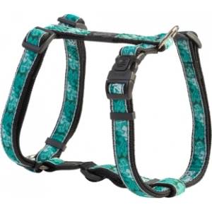 Rogz Fancy Dress Harness Large - Нагръдник за кучета, вратна обиколка от 29 до 64 см и гръдна от 45 до 75 см. зелен мента