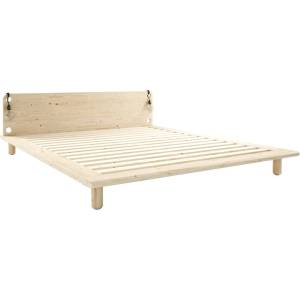 Karup Design Двойно легло от борова дървесина с решетка 160x200 cm Peek - Karup Design (430101160200)