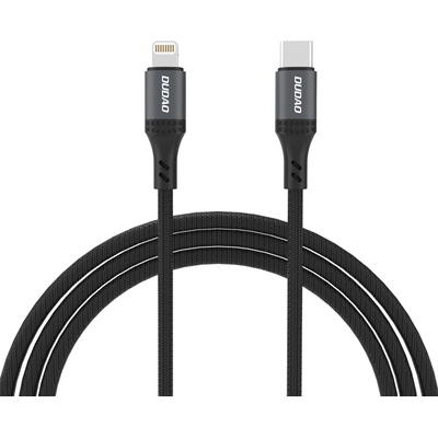 Dudao L3CL USB-C - Lightning 30W 2m opletený černý