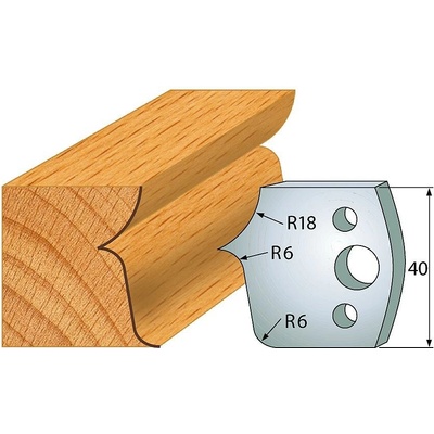 IGM Professional IGM Profil 046 - pár nožov 40x4mm SP F026-046