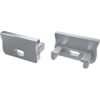 Lumines Krytka pro LED profil A šedá s otvorem ZAS-LUM-A-O-SZ