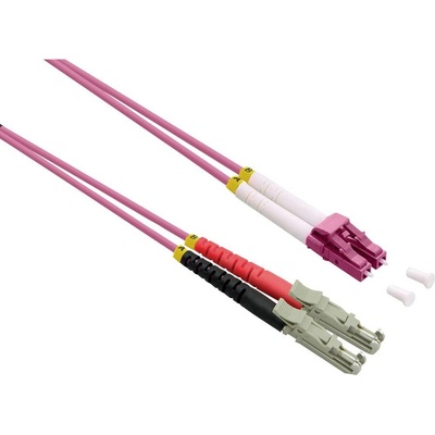 Roline 21.15.9477 Optický patch, E2000(UPC) - LC(UPC), 50/125 (multimode), LSOH, duplex, OM4, 10m