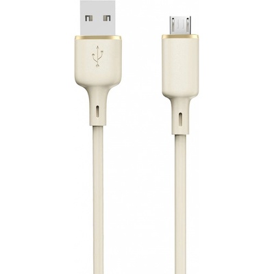 Dudao L7SM USB - Micro USB, 5A, 1m, béžový
