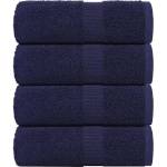 vidaXL Кърпи за пране FROGN 4 бр. тъмносини 30x30 см 360 г/м2 (136777)
