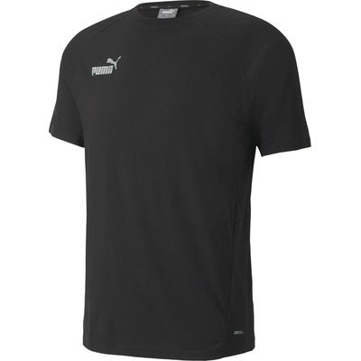 Puma Futbalové tričko TEAMFINAL CASUALS TEE tmavo modrá sivá