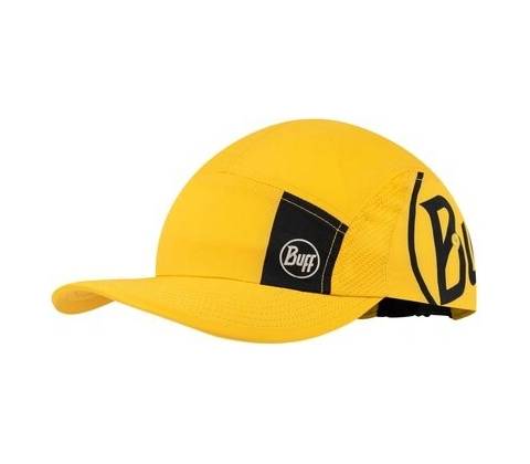 BUFF 5 Panel Cap logo yellow