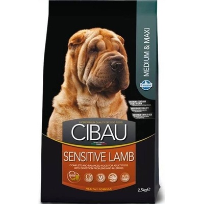 Cibau dog Adult sensitive lamb Medium & maxi 3 x 12 kg