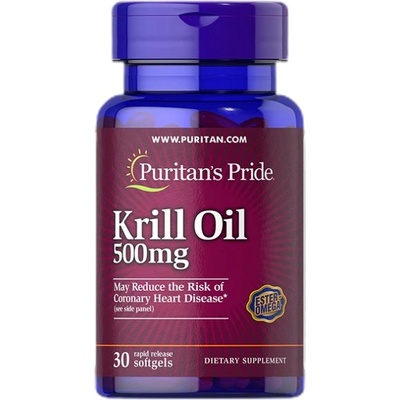 Puritan's Pride Krill Oil 500 mg [30 Гел капсули]