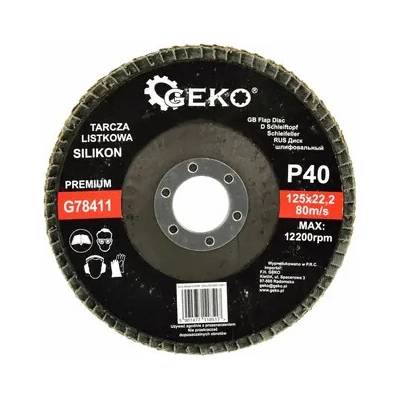 GEKO G78411 / Lamelový kotúč / 125 x 22.2 mm / P40 (G78411)