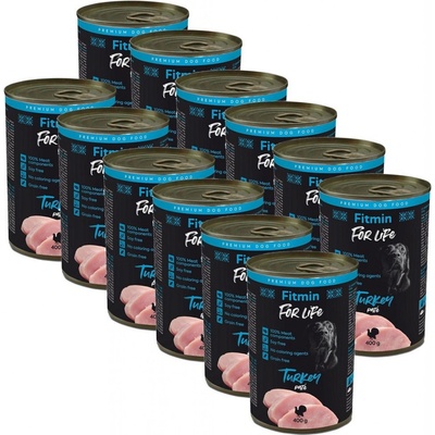 Fitmin Dog For Life Turkey 12 x 400 g