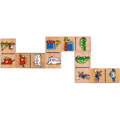 Viga Drevené domino Autá