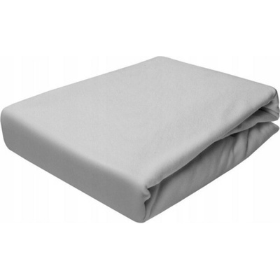 Ecomatrace Úpletové prestieradlo Jersey sivé 80x200