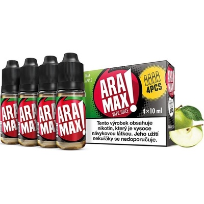 Aramax Max Apple 4 x 10 ml 6 mg