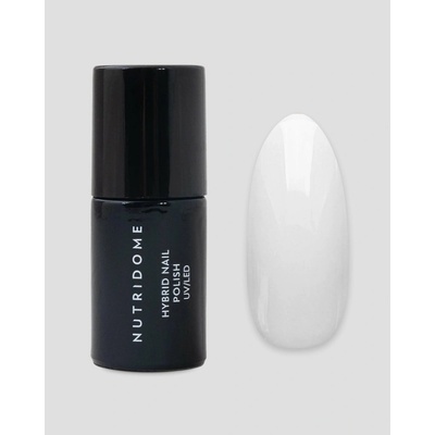 Nutridome Hybridní lak na nehty UV/LED White Classic 001 5 g