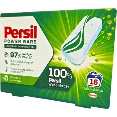 Persil таблетки за пране, Power bars, 16 броя, Универсално пране
