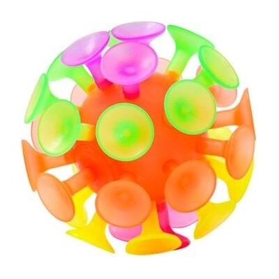 Mac Toys Prísavková lopta 10cm so svetlom