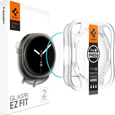 Spigen tR EZ Fit na Samsung Galaxy Watch 8 (40mm) (2 ks) průhledné AGL09876